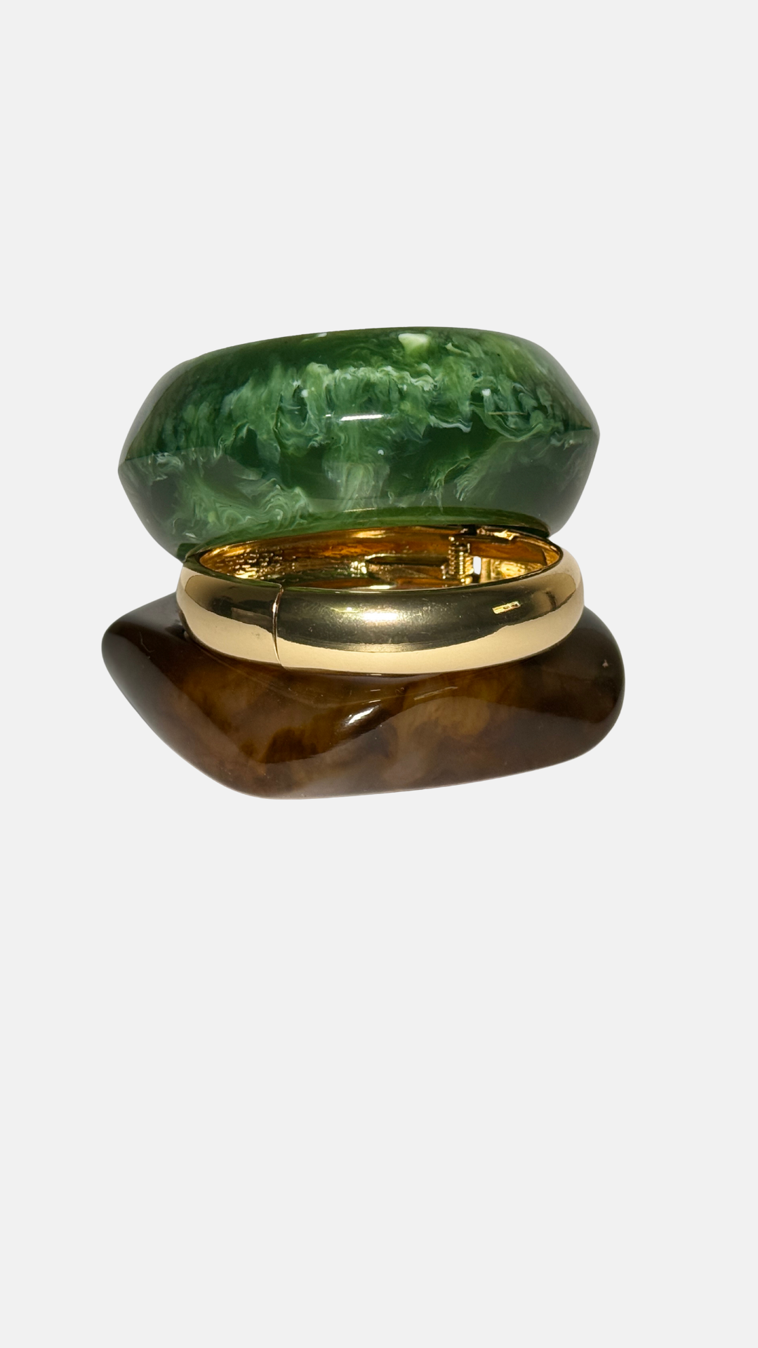 Green Bangle (stack of 1 piece )
