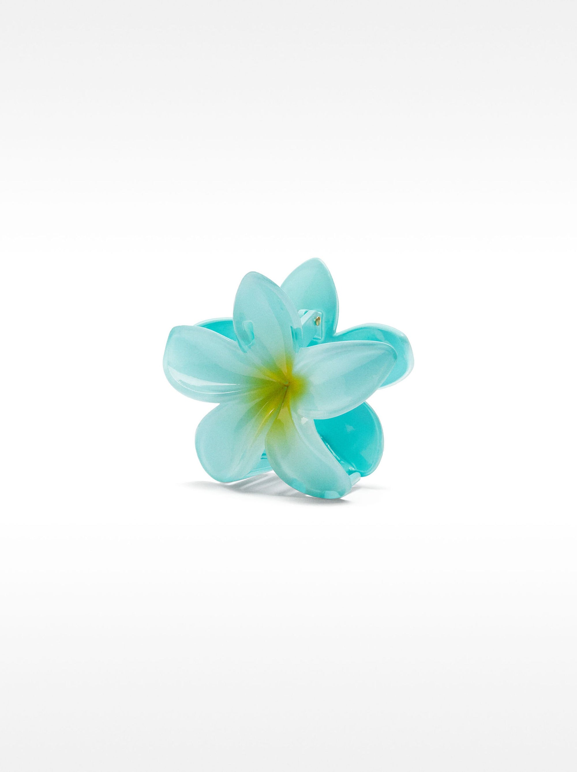 Blue Flower Clip