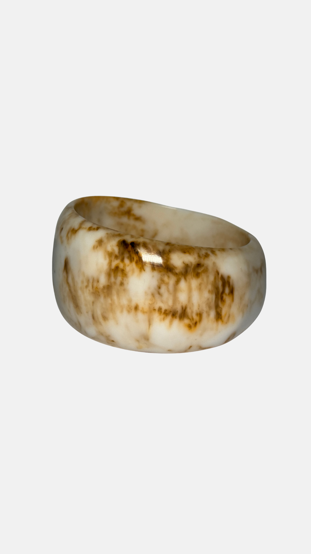 Off-White textured  Bangle (stack of 1 piece )