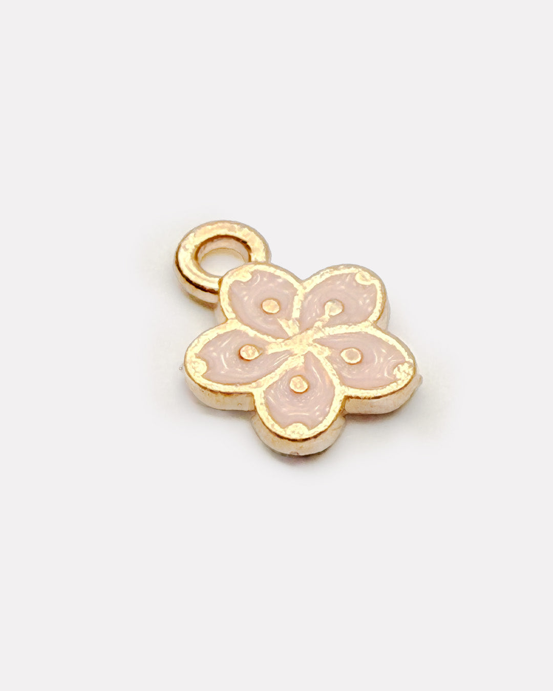 Baby pink small flower charms