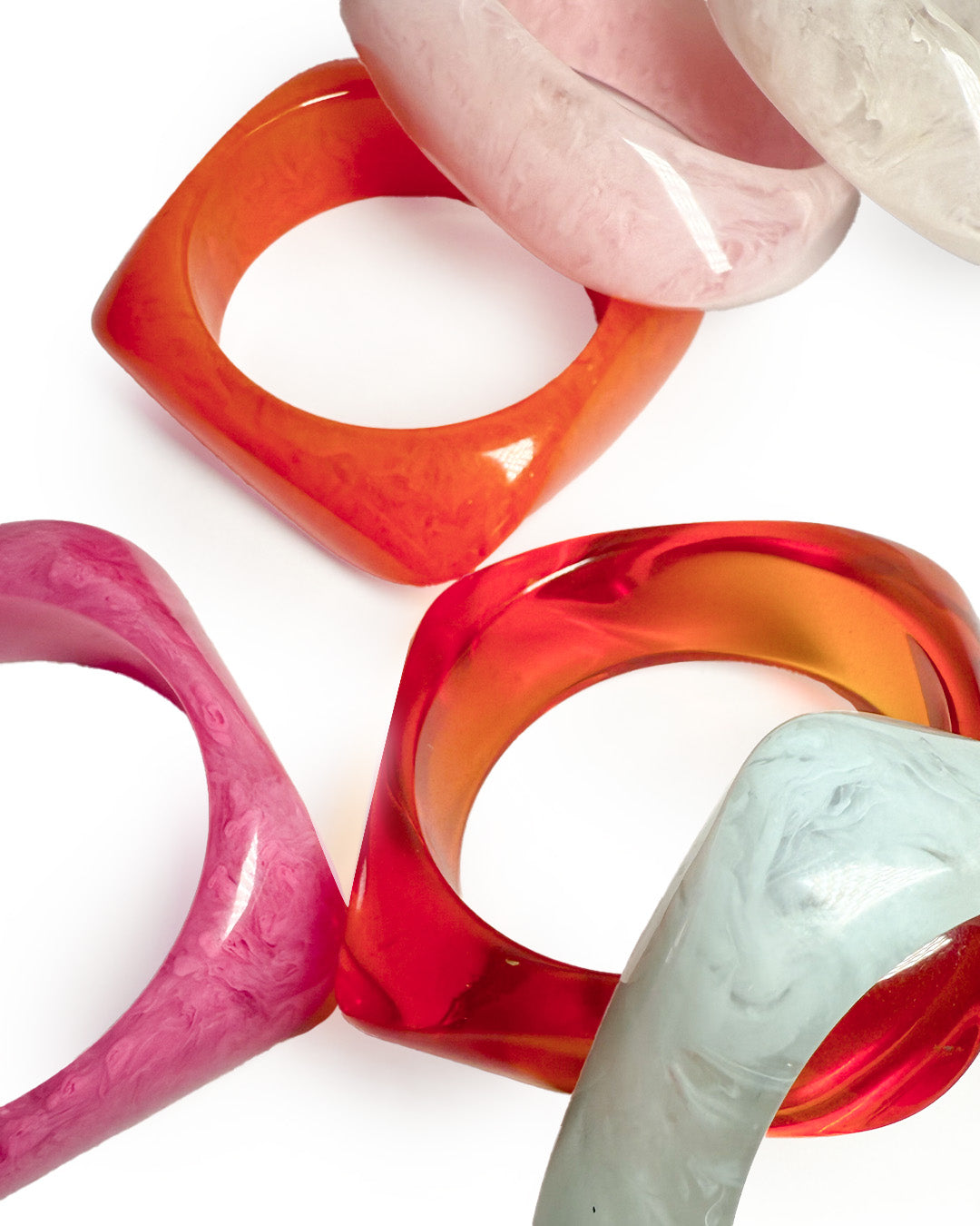 Baby pink  Resin Bangle (Copy)