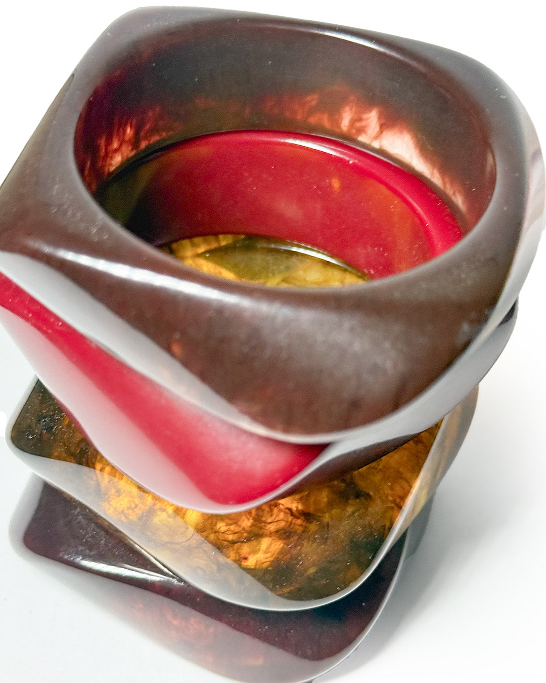 4 brown stack (stack of 4)