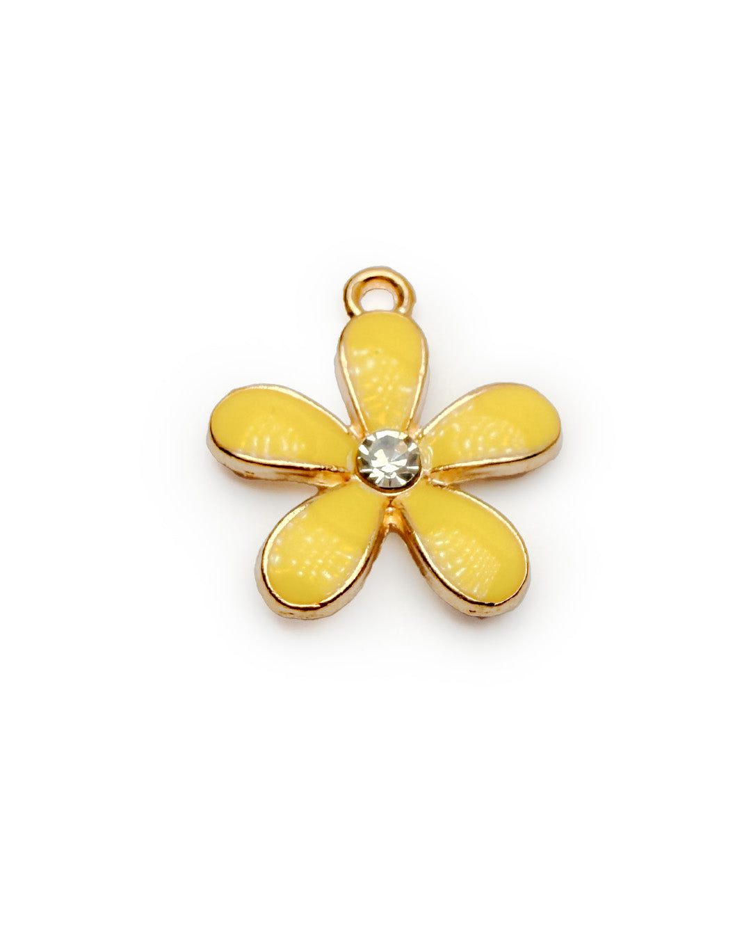 Yellow flower charms