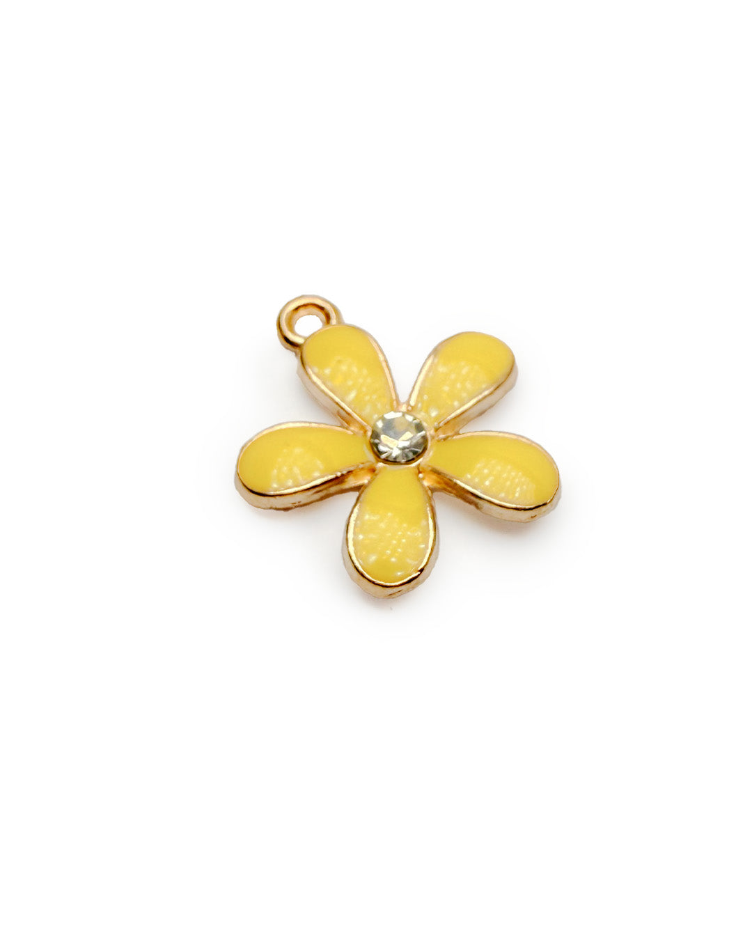 Yellow flower charms
