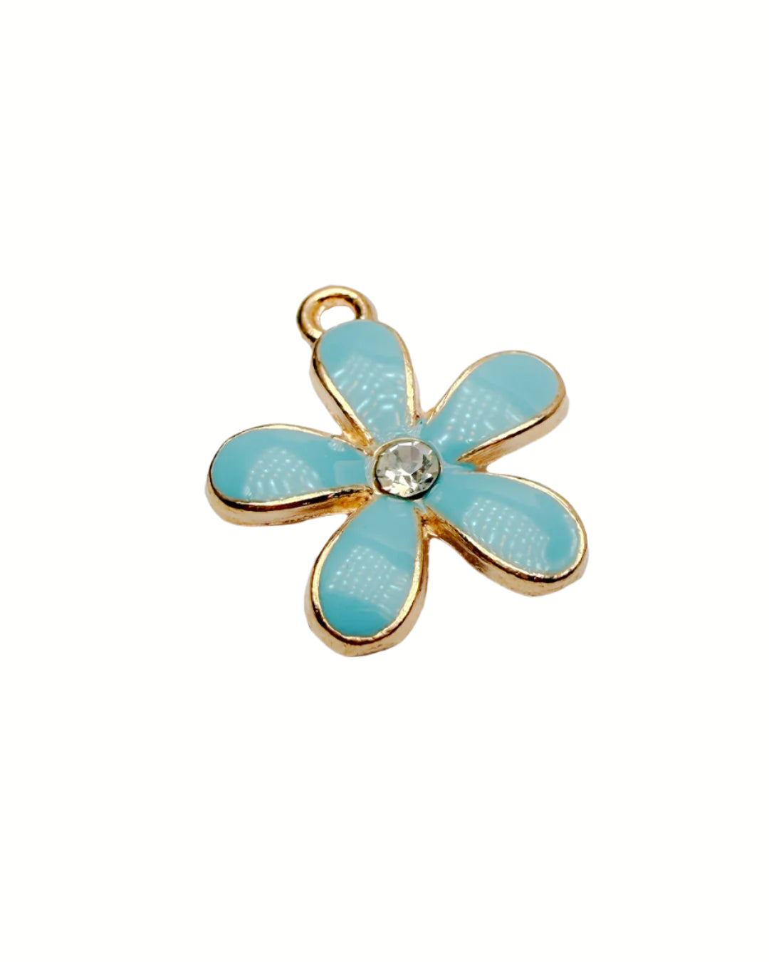 Blue flower charms
