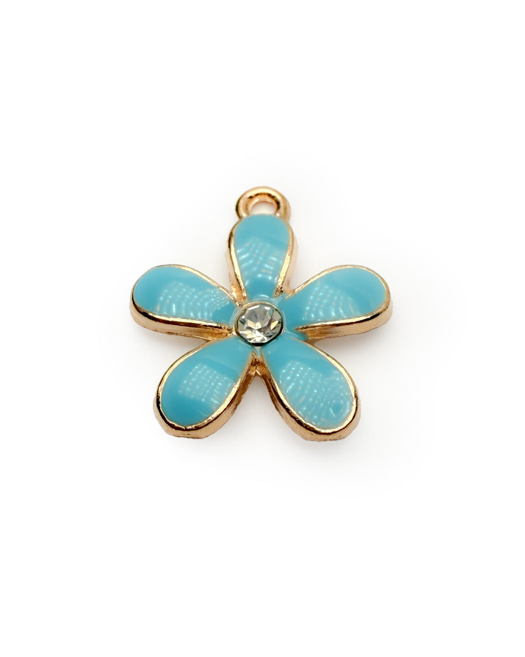 Blue flower charms