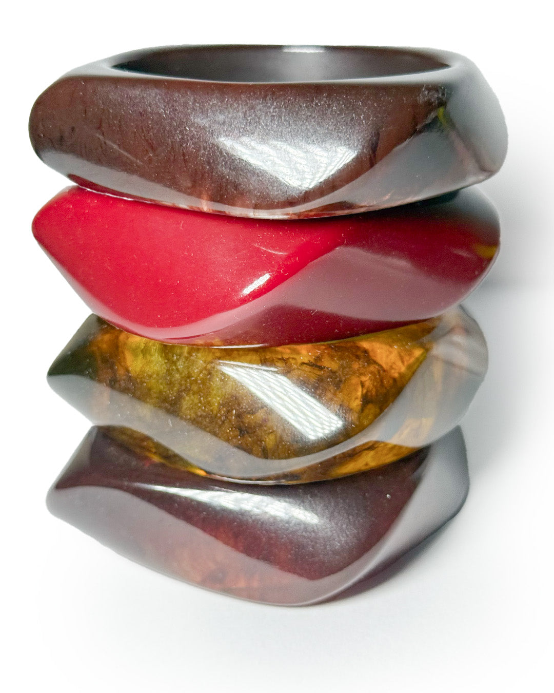 4 brown stack (stack of 4)