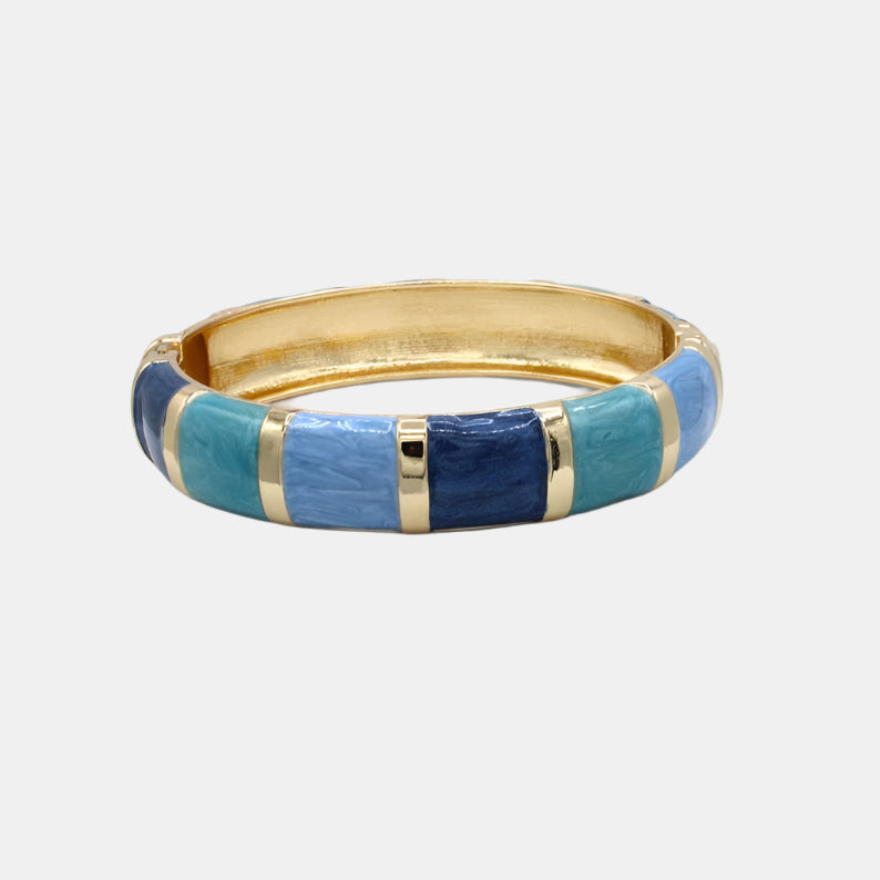 Blue Bracelet Opening Hinged Bangles