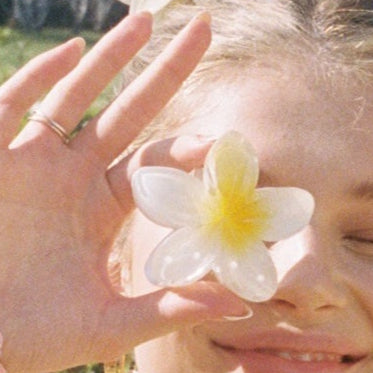 Yellow Flower Clip
