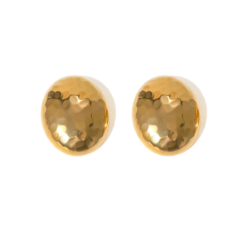 Molten Oval Studs