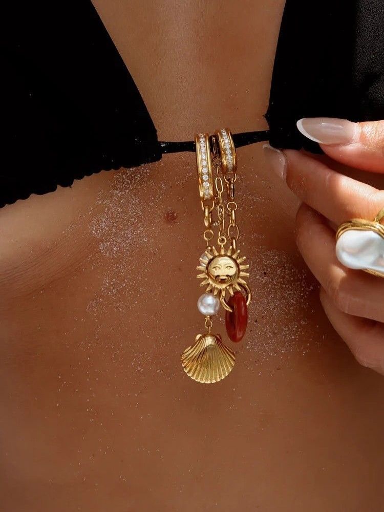 Bikini chain charms