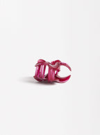 Red Flower Clip