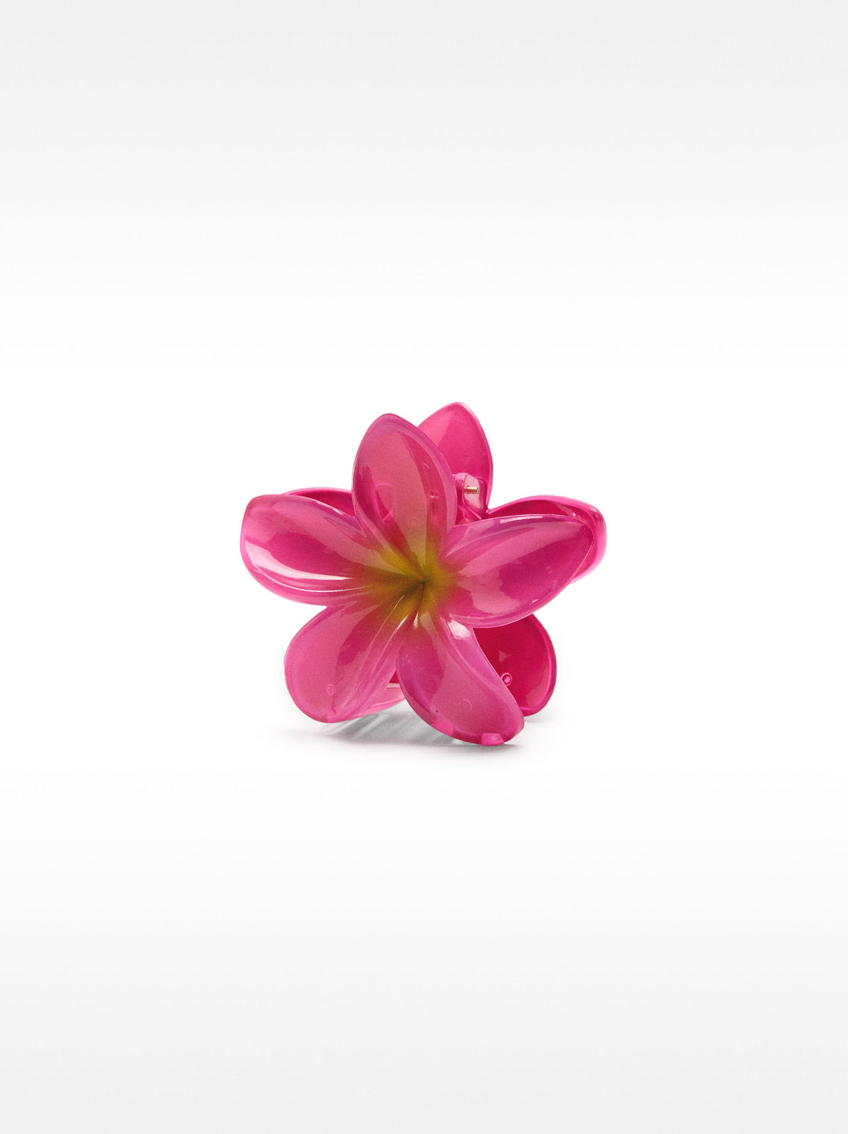 Dark Pink Flower Clip