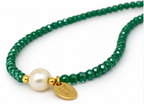 Green Tropic Trip Charm Neck Chains