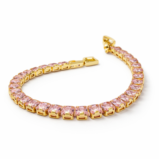 Blush Tennis Bracelet