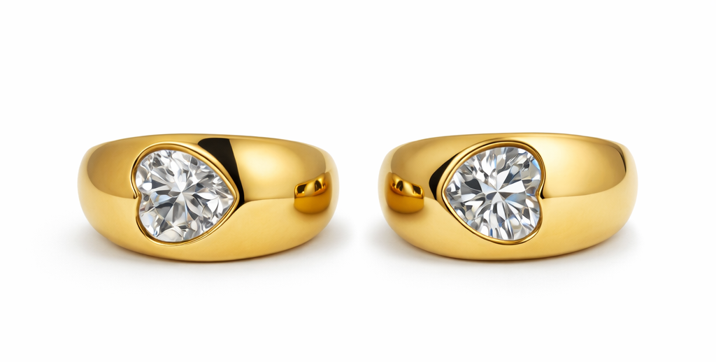 Heart Diamond Earrings