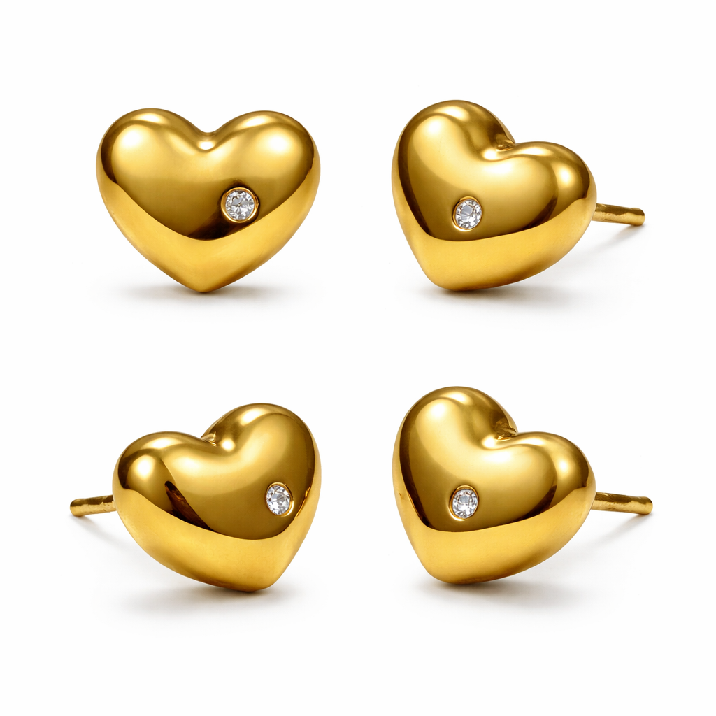 Soft Launch Hearts Earrings StudS