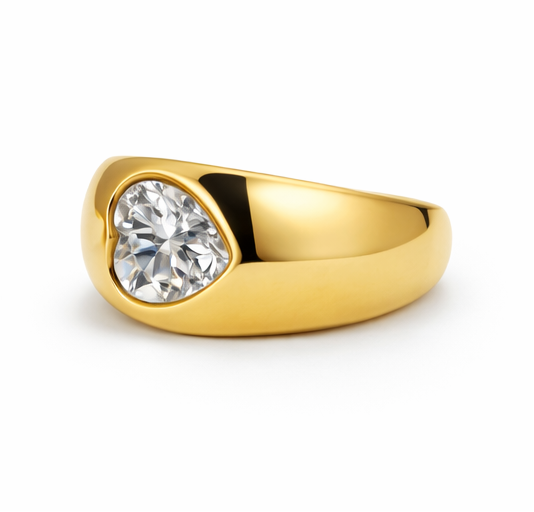 Heart Diamond Earrings