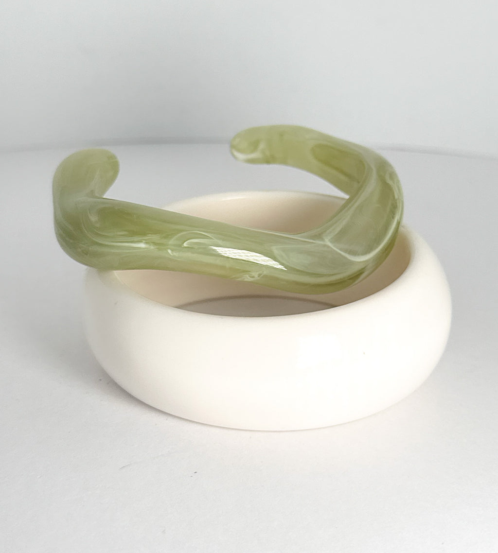 White n Wave Lime Green