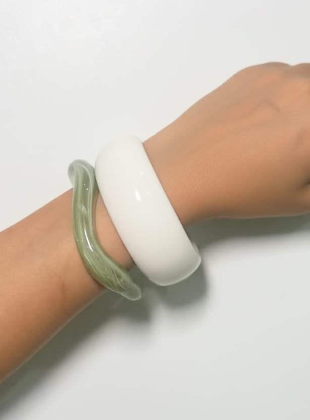 White n Wave Lime Green