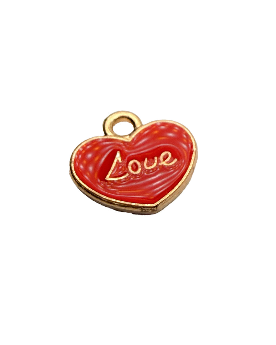 Red Love hearts charms
