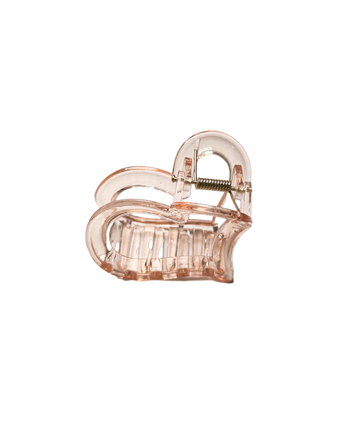 Heart Shape Brown Clip