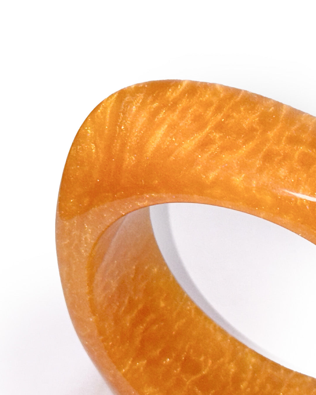 Orange Resin Bangle