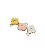 3 Colour small flower charms