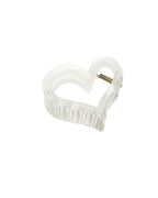 White Shape Pink Clip