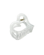White Shape Pink Clip