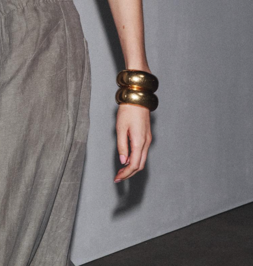 Golden Round Bangle